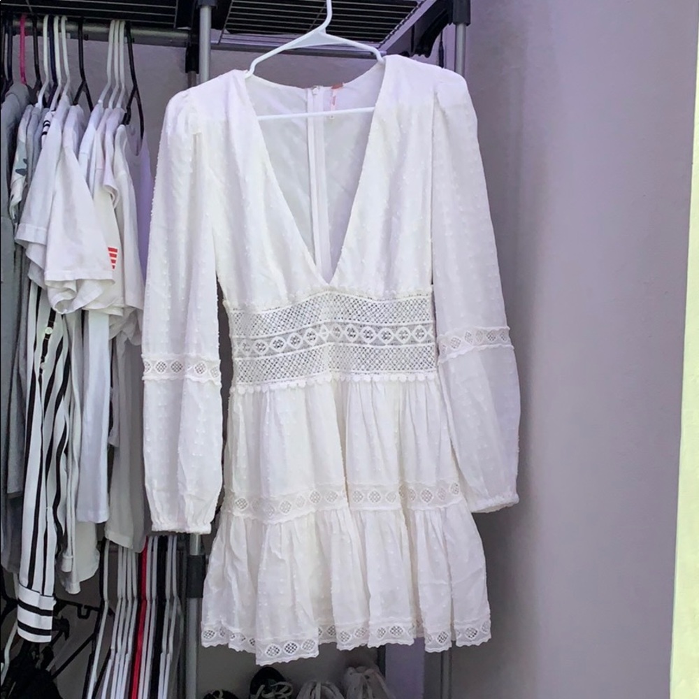 Free people white lace dress